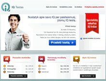 Tablet Screenshot of lt.online-iq-tests.com