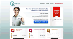 Desktop Screenshot of ee.online-iq-tests.com